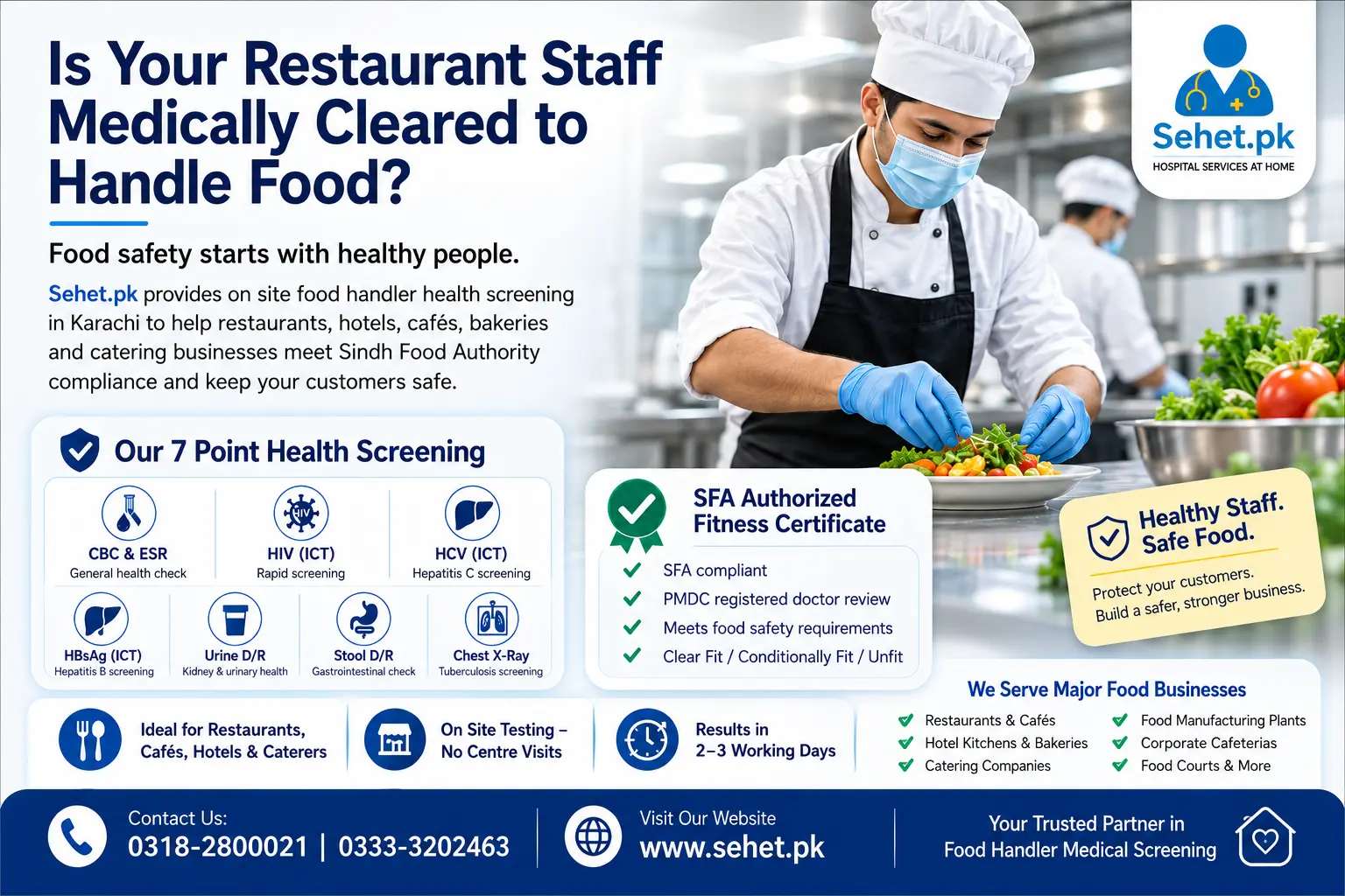 Is Your Restaurant Staff Medically Cleared to Handle Food?