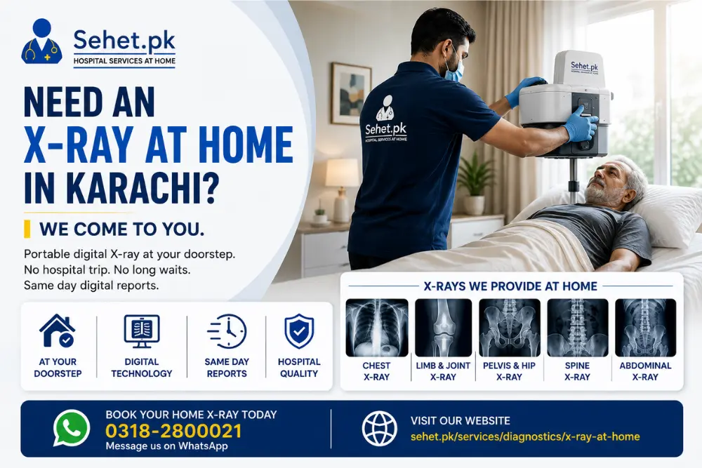 Need an X-Ray at Home in Karachi? We Come to You