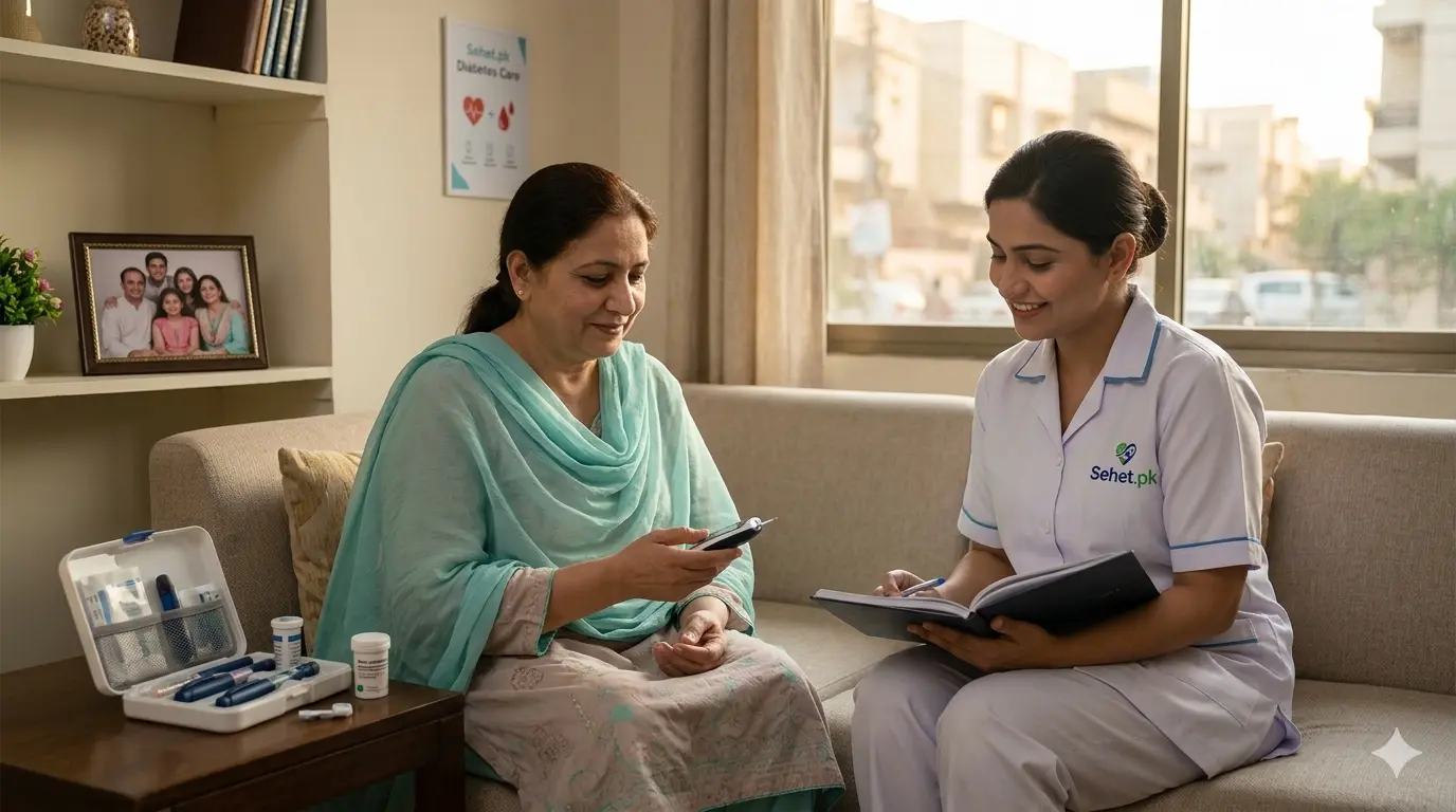 Diabetes Care at Home in Karachi Steady Support for Long-Term Health