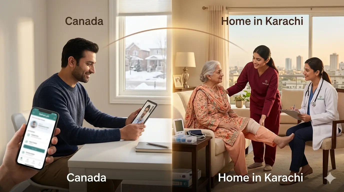 A Son Abroad, A Mother in Pain