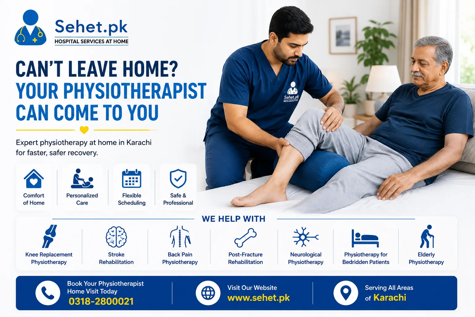 Can't Leave Home? Your Physiotherapist Can Come to You
