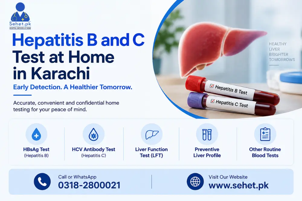 Hepatitis B and C Test at Home in Karachi