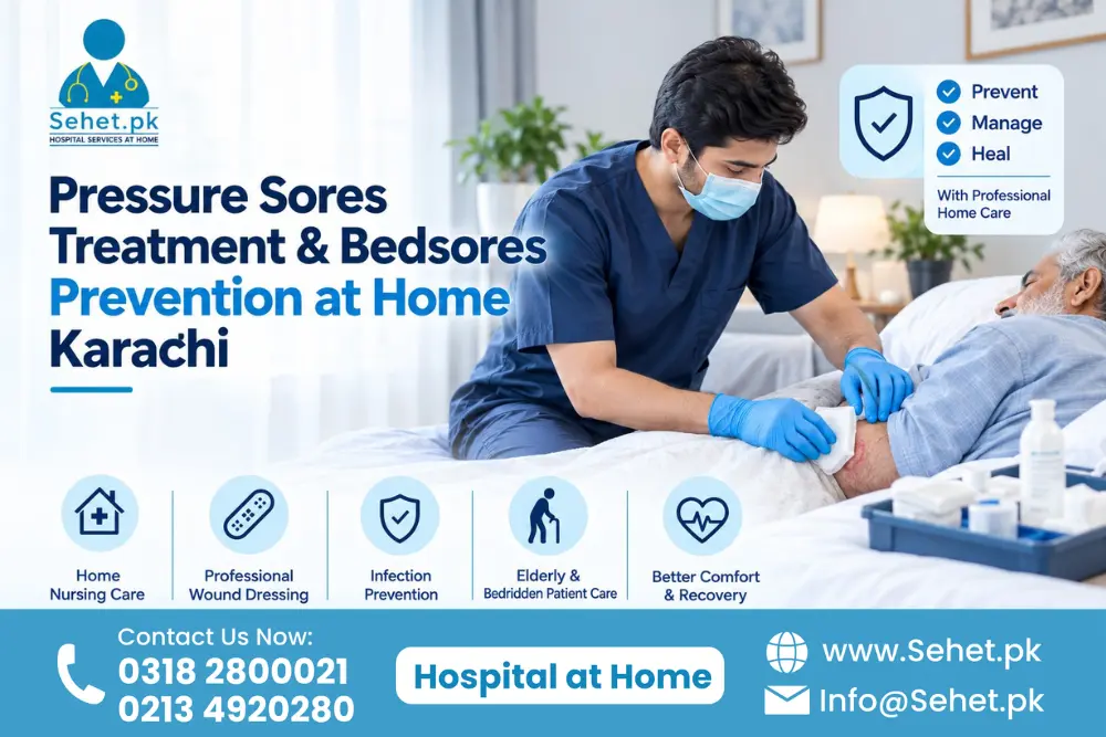 Pressure Sores (Bedsores): Prevention & Treatment at Home in Karachi